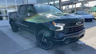 Black 2022 Chevrolet Silverado 1500 RST Review Calgary AB  Wolfe Calgary [upl. by Sebastien373]