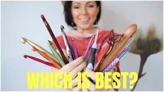 ULTIMATE Crochet Hook Review 13 Hooks to Find the Best for You  Cast On Embers [upl. by Eladnor]