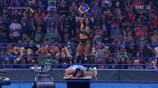 Wwe Smackdown Sasha banks and Bianca Belair contract signing new faction formed 81321 [upl. by Eniruam]