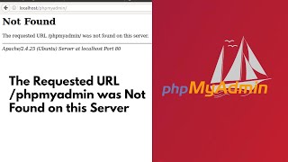 PHPMyadmin the Requested URL was not Found on this Server [upl. by Spurgeon]