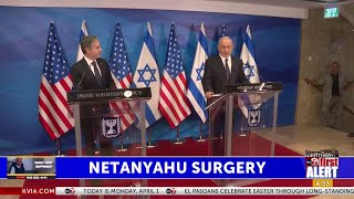 Netanyahu in ‘excellent’ health after hernia surgery hospital says [upl. by Sone622]