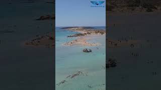 🇬🇷 Kreta 2024 Plaża Elafonisi  dron 4K [upl. by Aihsirt]