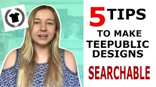 5 Tips to Get Your TeePublic Designs Visible in Search and Prevent Account Suspension [upl. by Nale]