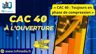 Hervé Dupré  « CAC 40  Toujours en phase de compression » [upl. by Joanne]