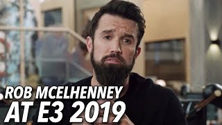 Rob McElhenney Announces Mythic Quest Raven’s Banquet  E3 2019 [upl. by Ahkihs]