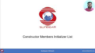 Constructor Members Initializer List [upl. by Blane149]