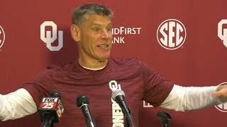 Oklahoma HC Porter Moser press conference PreLindenwood  1112024 [upl. by Nalla171]