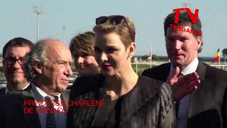 Charity Mile in CagnessurMer with Princess Charlene [upl. by Stout48]