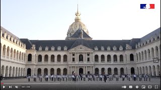 cérémonie en l’honneur du service du commissariat des armées [upl. by Alexandros]