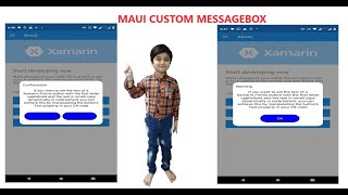 Stepbystep guidelines for creating a custom MessageBox in MAUI [upl. by Llerat594]