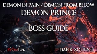 Dark Souls 3 The Ringed City Demon in Pain and Demon From Below Boss Fight Guide [upl. by Nimajnab]