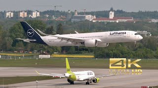 Airbus A350941 from Lufthansa DAIVB arrival at Munich Airport MUC EDDM [upl. by Tedmann681]