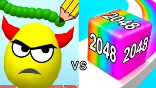 Jelly Run 2048 VS 🎯 Draw to smah Gameplay All new updates Levels [upl. by Aldos]