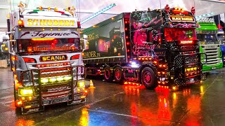 MEGA RC SHOW TRUCKS RC MODEL TRUCK CONVOY RC SCANIA SCHUBERT TRUCK RC TRUCK COLLECTION [upl. by Crosse]