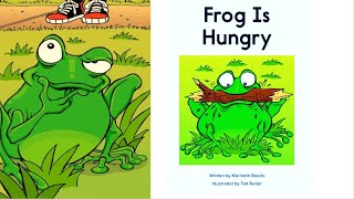 KIDS BOOK READ ALOUD STORY TIME  US ENGLISH  FROG IS HUNGRY [upl. by Ahsrav]