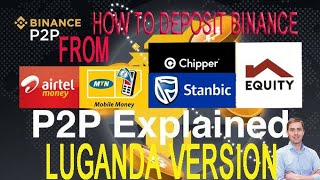 How to deposit to Binance app from Airtel Mtn Chipper cash and Bank accounts English version [upl. by Hake945]