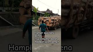 hampir saja kena sound fypシ゚ truck truk [upl. by Kosak]