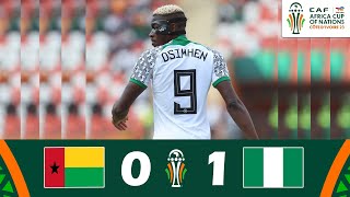 Guinea Bissau vs Nigeria 01  CAF Africa Cup of Nations 2023  Match Highlights [upl. by Chien]