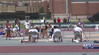 USATF National Junior Olympics Track amp Field Championship kicks off at Cushing Stadium [upl. by Forrer378]