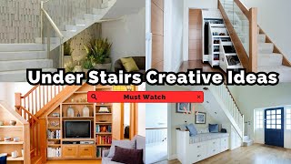 Tricks amp Hacks Incredible Under Stairs Minimalist Designs Ideas Creative Under Stairs Storage Ideas [upl. by Fromma100]