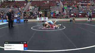 87 Kg Rr Rnd 1  Joey Petrella Ohio Vs Tyler Hannah Combat WC School Of Wrestling 784a [upl. by Lotsyrc234]