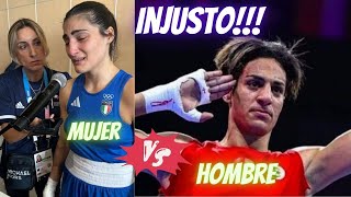 Hombre Boxeador vence a Mujer Boxeadora 46 segundos Despues de Golpes duros Olimpiadas 2024 [upl. by Yolanthe273]