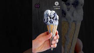 ඔයාලා කැමතිම එක තොරමු 🤷‍♀️🤷‍♀️ Blueberry Ice Cream Cone blueberry blueberryicecream [upl. by Attenna]