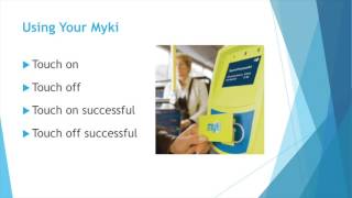 Using The Myki [upl. by Tnek57]