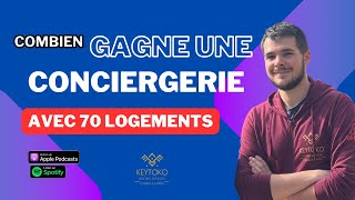 Combien gagne une conciergerie de 70 logements [upl. by Annaierb92]