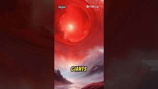 Red Giants Facts youtubeshorts astronomy facts galaxy space ai cosmology [upl. by Hogue]