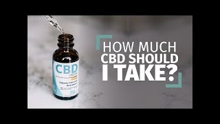 CBD Oil Dosing Guide How Much CBD Should You Take [upl. by Goulder]