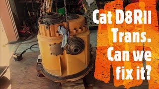 Cat D8R ll Transmission Disassembly [upl. by Ahsilahk]