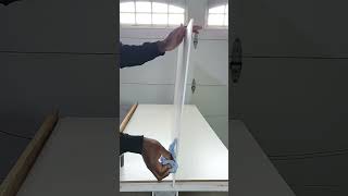 How to Paint Open Stair Riser  Paint To Use On Stair Risers MDF [upl. by Omari8]