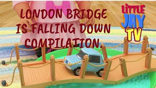 London Bridges Falling Down   kids videos COMPILATION kidsvideo londonbridgeisfallingdown [upl. by Rehtul]