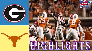 Georgia vs Texas  Full Game Highlights  NCAA College Football  Week 8 [upl. by Pollerd515]