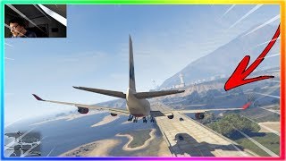 ATTERRISSAGE DURGENCE SUR UN PONT  GTA 5 1 [upl. by Eimas57]