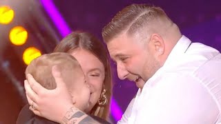 Danse avec les stars  surpris par sa femme et son fils Nico Capone fait pleurer tout le studio [upl. by Nadabb856]