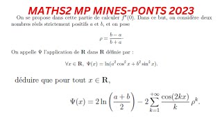 Maths 2 MP MinesPonts 2023 Partie 414 [upl. by Knutson]