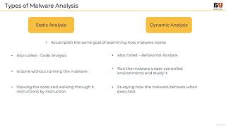 014 Types of Malware Analysis  Learn the ABC of Malware Analysis [upl. by Eimaral]