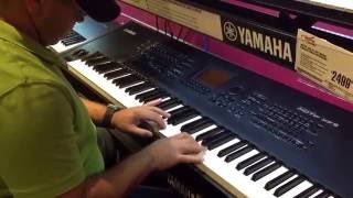 Creating a new Electric Piano sound in a Yamaha Motif XF8 [upl. by Daye]