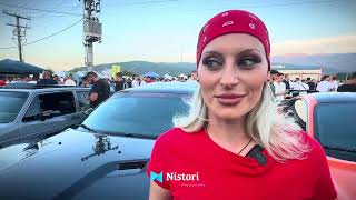 GRUAJA QË KA PASION VETURAT E SHPEJTA 🏎️  E VETMJA PJESËMARRËSE NË TETOVA CAR SHOW [upl. by Benedic]