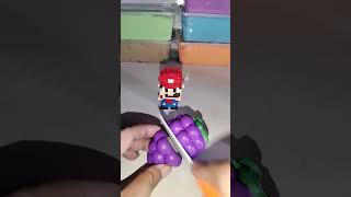 🌈🌈Mario Cutting Grapes 🍇 bricks mariobros shorts shortsfeed [upl. by Stinson590]