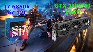 Fortnite Chapter 5 season 1 Performance mode i7 6850k gtx 1080ti 11gb [upl. by Pelmas]