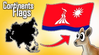 I Created 4 Unique Flags For The Continents [upl. by Gilbye]