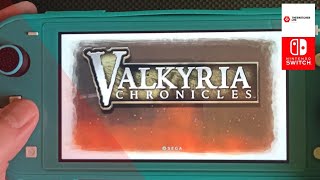 Valkyria Chronicles Nintendo Switch Lite Gameplay [upl. by Lyle]