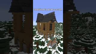 Building a Minecraft House EVERY DAY Day 4 [upl. by Merceer557]