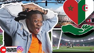 Morocco 🇲🇦 VS Algeria 🇩🇿 Football ⚽️🔥Highlights Amazing Game Played REACTION [upl. by Fonz]