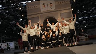 Einkleidung Team Deutschland für Olympia 2024 bei der Messe Düsseldorf [upl. by Aisac464]