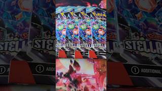 Opening 4 Stellar Crown Booster Packs [upl. by Reidid804]