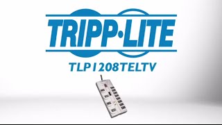 Tripp Lite TLP1208TELTV Surge Suppressor Protector [upl. by Notak]